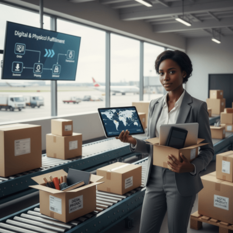 Digital & physical fulfillment flow